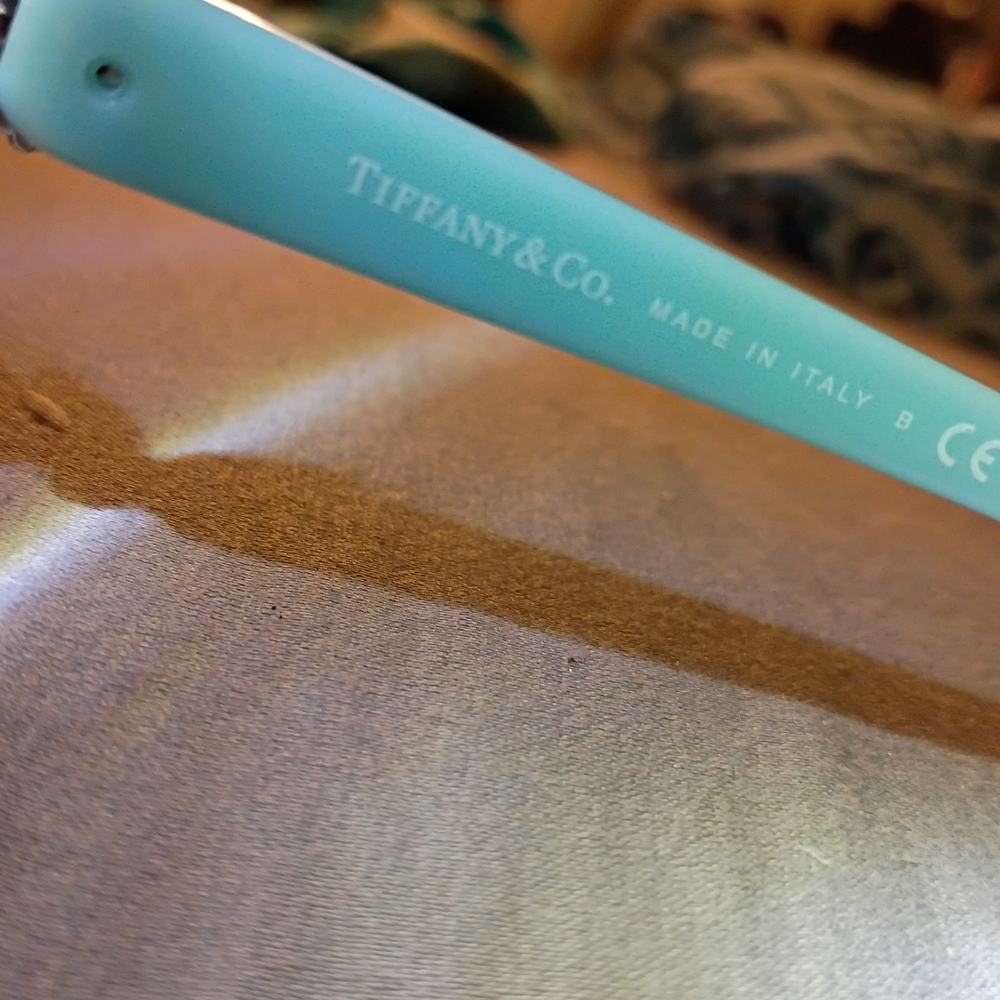 Tiffany & Co. Women's Tiffany Blue Square Sunglasses - Picture 2 of 8